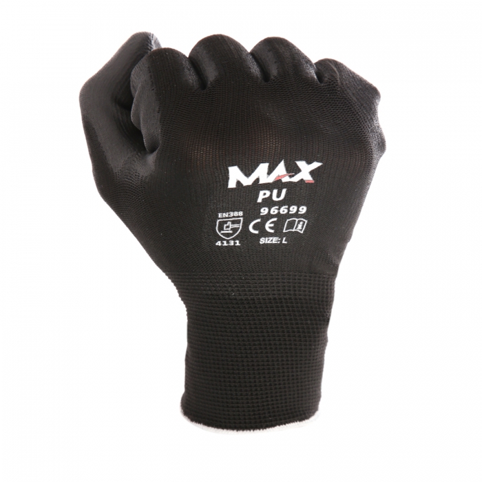 Guante Max PoliesterPu Negro TM  image number null