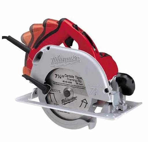 SIERRA MILWAUKEE 639021 CIRCULAR DE 714 IN 15 AMP 5 800 RPM MANGO AJUSTABLE CON ESTUCHE  image number null