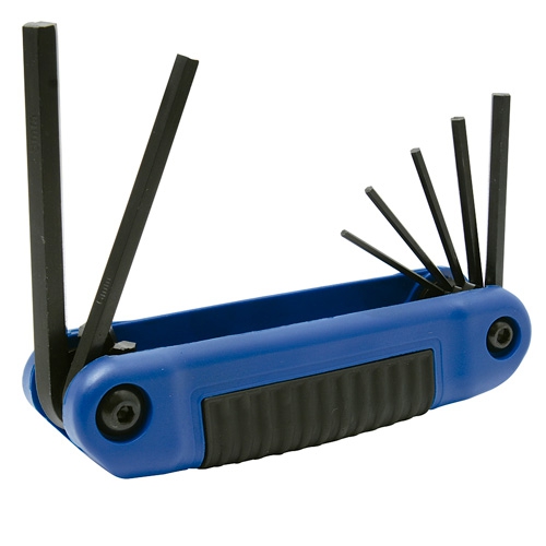 JUEGO DE 7 LLAVES HEXAGONAL URREA 4977BM TIPO NAVAJA 28 MM  image number null