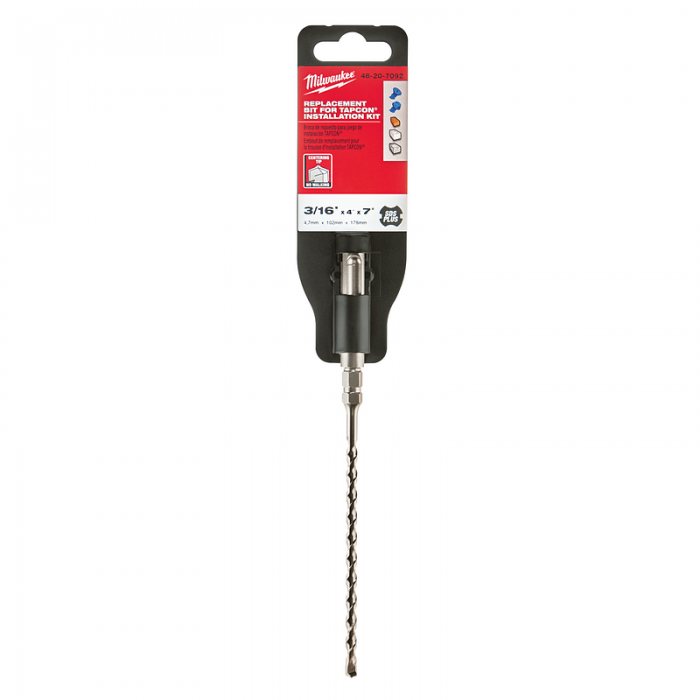 BROCA MILWAUKEE 48207092 SDS DE 316 INX 7IN CON HEXAGONAL DE 14 IN  image number null
