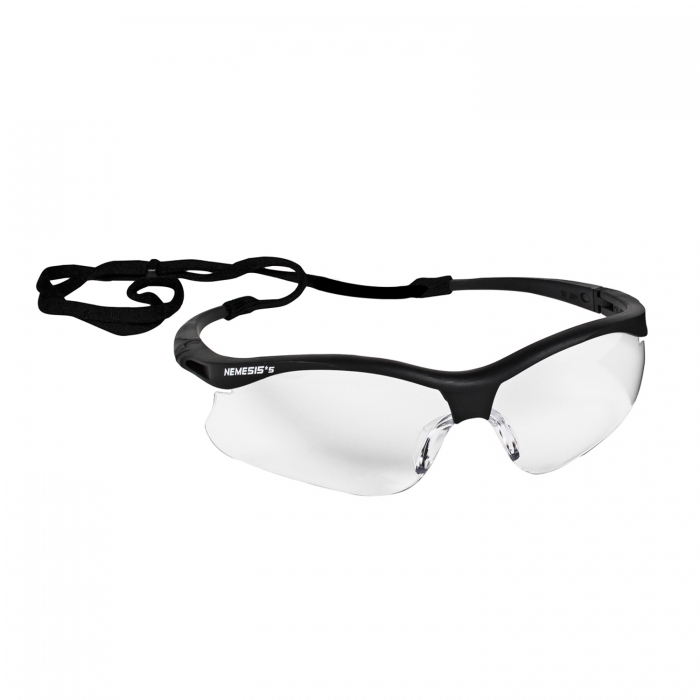 LENTE KLEENGUARD NEMESIS MICA CLARA ARMAZON NEGRO ANTIRAYADURAS Y ANTIEMPAÑANTE  image number null