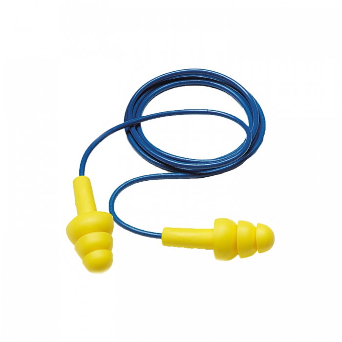 Compre su Tapon Auditivo 3m 3404014 Ultrafit Amarillo Reutilizable Nrr 25  Db CCordon por MXN 21.11