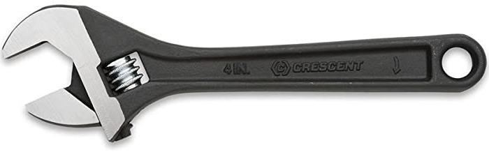 LLAVE CRESCENT AT24VS AJUSTABLE OXIDO NEGRO 2DA GEN 4IN  image number null