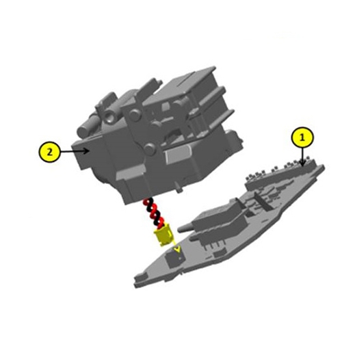 PCB ISC TARJETA ELECTRONICA DE LA BOMBA DEL DETECTOR MX4  image number null