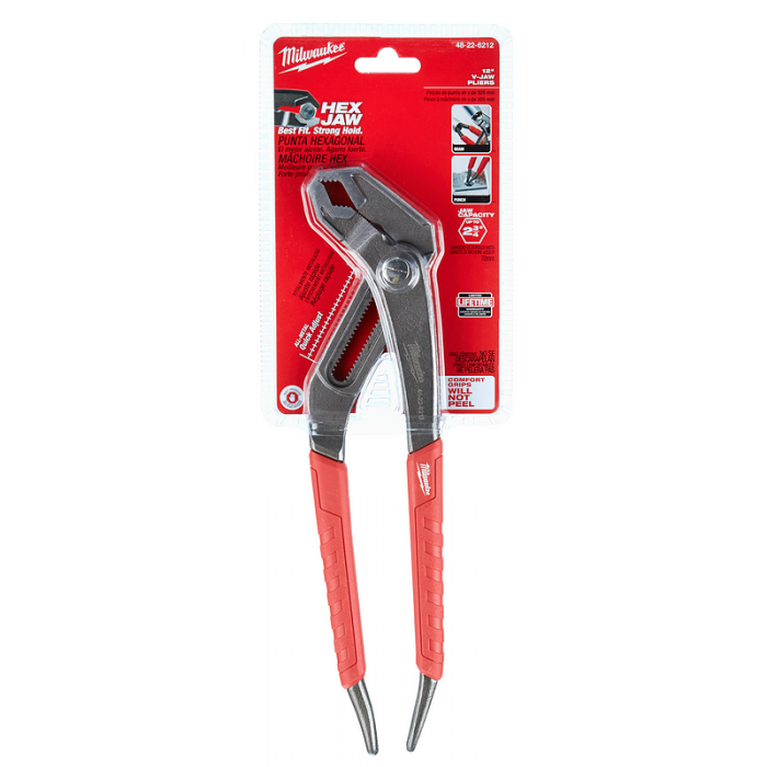 PINZAS MILWAUKEE 48226212 AJUSTABLES MORDAZA V 12IN  image number null