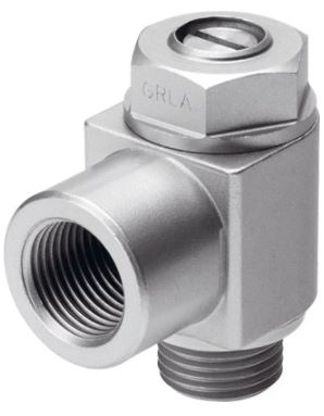 VALVULA DE ESTRANGULACION Y ANTIRRETORNO FESTO GRLA34B DE 4320 LMIN  image number null