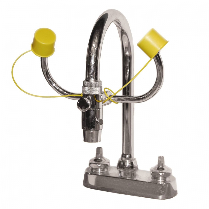 LAVAOJOS BRADLEY DE LATON CROMADO CMONTAJE DE GRIFO 0.4 GPM A 30 PSI  image number null