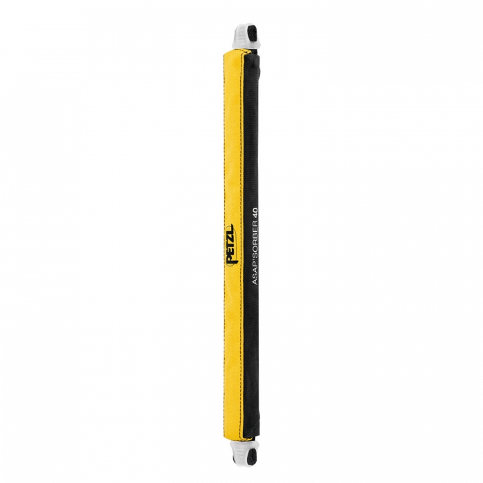 ABSORBEDOR DE ENERGIA PETZL ASAP SORBER DE POLIAMIDA/POLIESTER NEGRO/AMARILLO DE 40 CM LARGO P/ASAP O ASAP LOCK  image number null