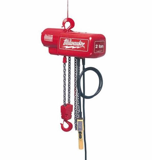 POLIPASTO MILWAUKEE 9571 ELECTRICO 2 TONELADAS 10 PIES 230460V  image number null