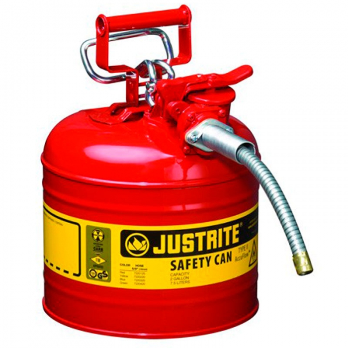 RECIPIENTE DE SEGURIDAD JUSTRITE TIPO II 2 GAL PFLAMABLES ROJO 58  image number null