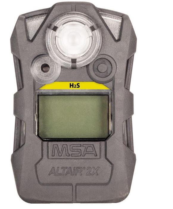 DETECTOR DE GAS MSA ALTAIR 2X GRIS PARA H2SLC ACIDO SULFHIDRICO DE BAJA CONCENTRACION 5 Y 10 PPM  image number null
