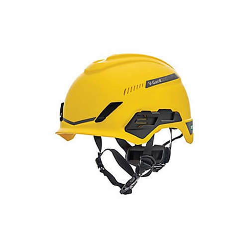 CASCO MSA V-GARD H1 VENTILADO AMARILLO  image number null