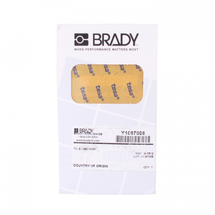 ETIQUETA BRADY INDICADOR DE TEMPERATURA BLANCOAZUL DE 2 X 5.6 CM  image number null