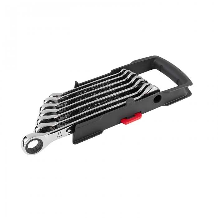 LLAVE MILWAUKEE 48229506 DE TRINQUETE METRICO DE MATRACA RATCHET 7 PIEZAS  image number null