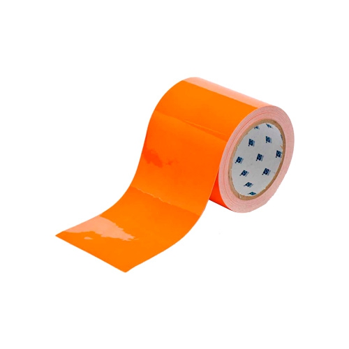 CINTA BRADY 104376 NARANJA DE POLIESTER 4 IN X 100 FT  image number null
