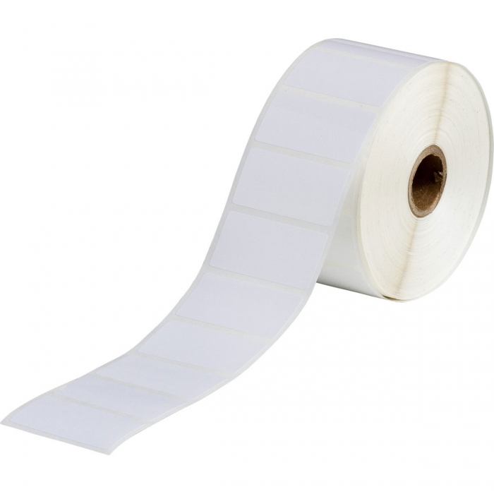 ETIQUETA BRADY DE POLIETILENO BLANCO DE 1FT FT  PIMPRESORA DE TRANSFERENCIA TERMICA  image number null