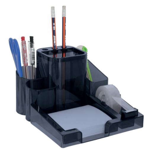 PORTA LAPIZ MAE 740.4  NOTAS CLIPS COLOR NEGRO  image number null