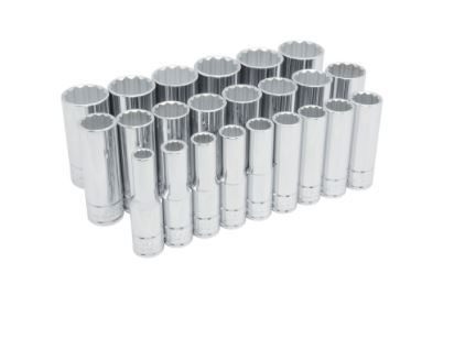 JUEGO DE 23 DADOS URREA 54201 LARGOS METRICOS 12 IN  image number null