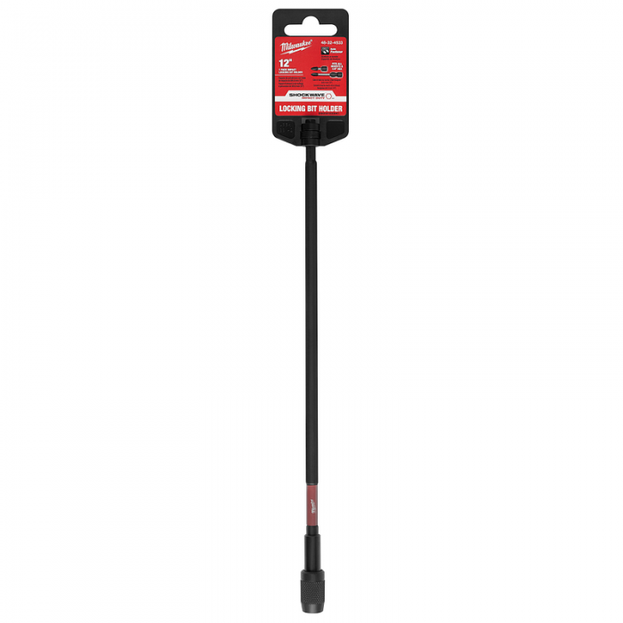 PORTABROCA MILWAUKEE 48324533 CON BLOQUEO DE IMPACTO SHOCKWAVE DE 12 IN  image number null
