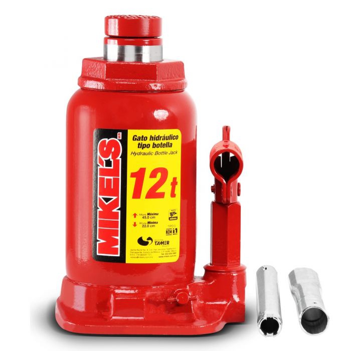GATO MIKELS GH12 HIDRAULICO DE BOTELLA CON TORNILLO DE EXTENSION 12 T  image number null
