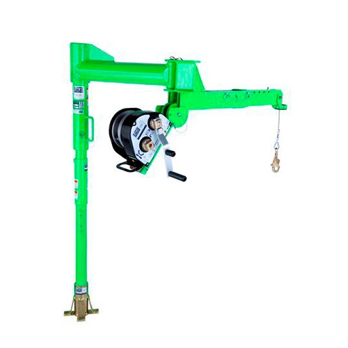 POSTE DE SOPORTE AJUSTABLE DBI SALA DE ACERO Y ALUMINIO VERDE DE 965 MM1359 MM PESO 15.8 KG  image number null