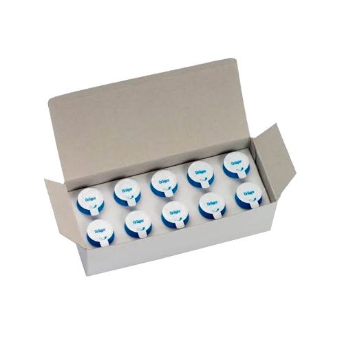 DISPOSITIVO DE DETECCION DRAEGER RANGO 0.1  1 MGM3 PMEDICION DE ACEITE EN AEROSOLES EN AIRE COMPRIMIDO C10 PZAS  image number null