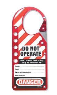 PORTACANDADO MASTER LOCK DE ALUMINIO ROJO CVENTANA INSERTABLE P5 CANDADOS  image number null
