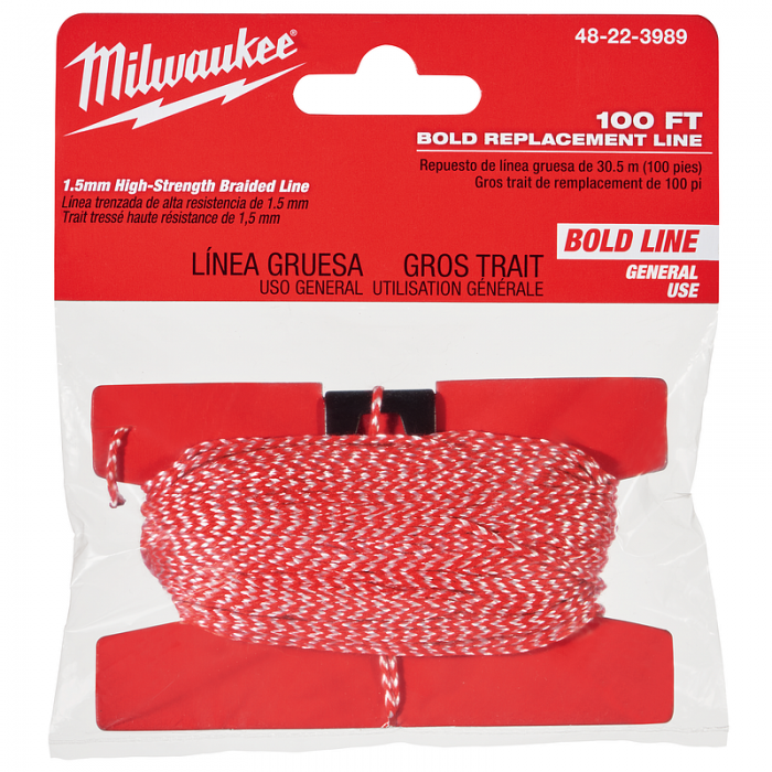CUERDA MILWAUKEE 48223989 DE RESPUESTO DE LINEA GRUEZA 100FT  FT  image number null