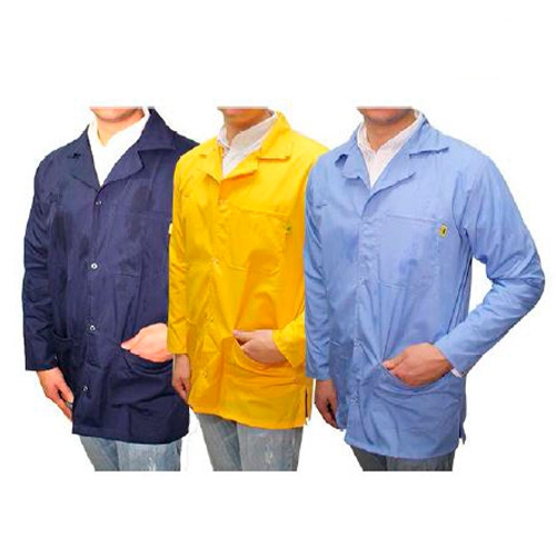 BATA ESTATEC CORTE CLASICO AZUL MARINO CUELLO SPORT TELA 66% POLIESTER 32% ALGODON 2% FIBRA DE CARBON C/ABERTURA A LOS COSTADOS T-S  image number null