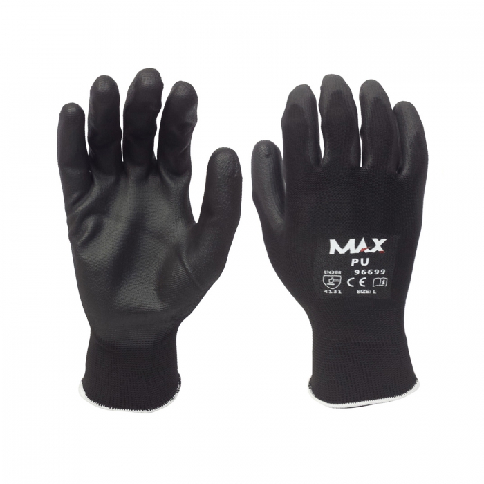 Guante Max PoliesterPu Negro TS  image number null