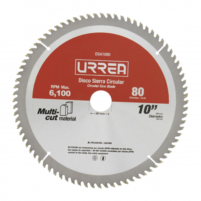 DISCO URREA DSA12100 PARA SIERRA CIRCULAR PARA ALUMINI O 12 100 DIENTES  image number null