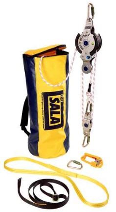 SISTEMA DBI SALA DE RESCATE ROLLGLISS R350 RECORRIDO 100FT400FT DE CUERDA 38FT   image number null