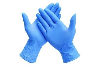 Guante Ax360 Desechable de Nitrilo Azul sin Polvo 5 Mil Dispenser C100 Pzas T-M  image number null