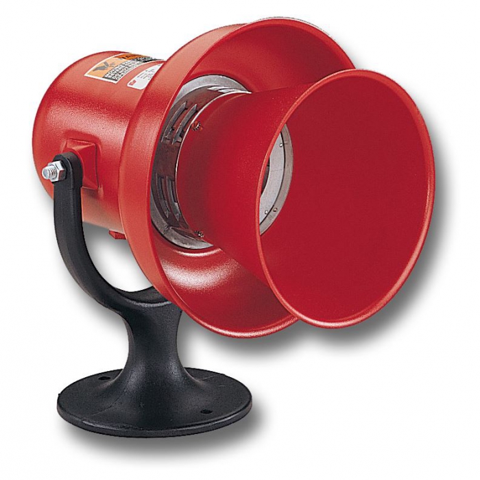 SIRENA FEDERAL SIGNAL ROJA DE ALARMA DE 120VACDC 103 DBA  image number null