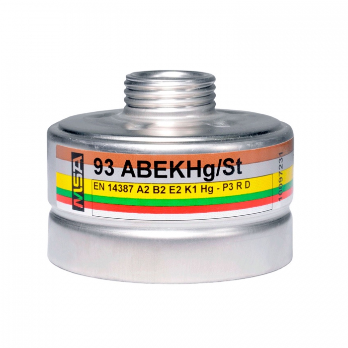 FILTRO MSA COMBINADO PRESPIRADOR DE MEDIA CARA Y CARA COMPLETA 93 ABEKHGST  image number null