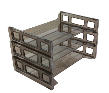 CHAROLA MAE 255.1 LATERAL TRIPLE COLOR HUMO  image number null