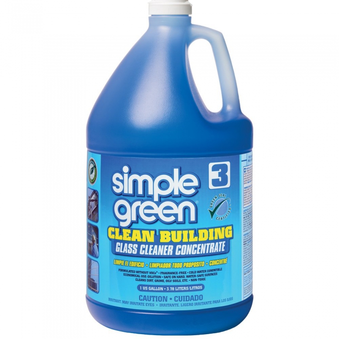 LIMPIADOR DE VIDRIOS SIMPLE GREEN CLEAN BUILDING 1210000211301 CONCENTRADO 1 GAL  image number null