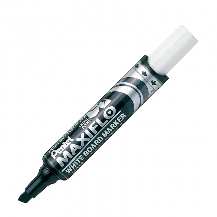MARCADOR PENTEL MWL6A MAXIFLO TINTA NEGRO LIQUIDA PPIZARRON  image number null