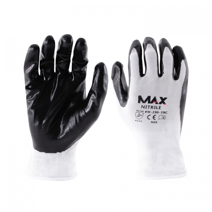 GUANTE MAX POLIESTER BLANCONITRILO LAMINADO TM  image number null