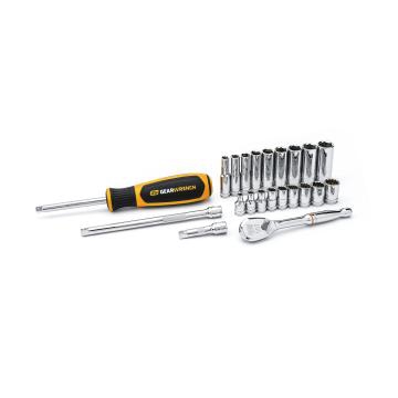 JUEGO GEARWRENCH 80327 DE HERRAMIENTAS PARA MECÁNICO ESTÁNDAR Y LARGAS DE 14IN 6 Y 12 PUNTAS MET  image number null
