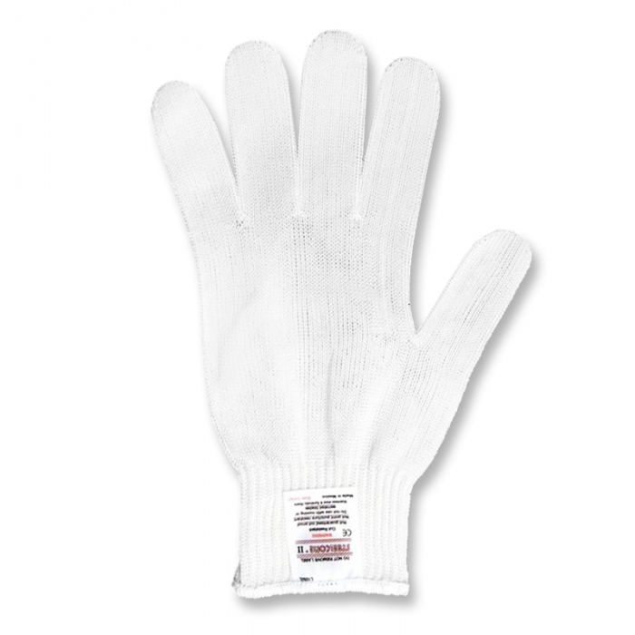 GUANTE MCR STEELCORE II POLIESTER HILO DE ACERO INOXIDABLE BLANCO CAL 7 TS  image number null